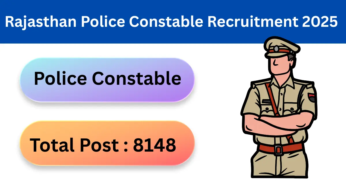 Rajasthan Police Constable Recruitment 2025