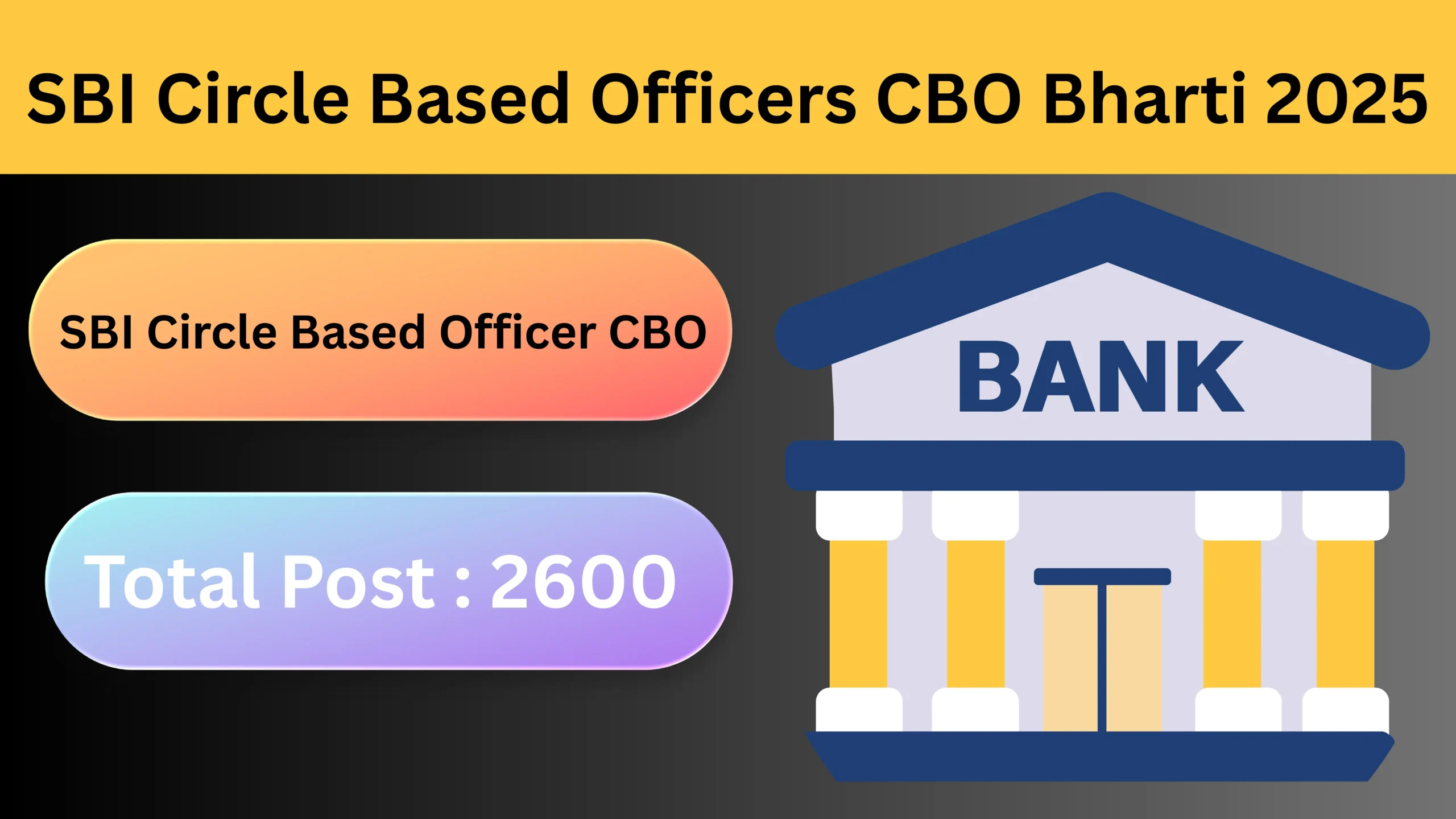 SBI Circle Based Officers CBO Bharti 2025